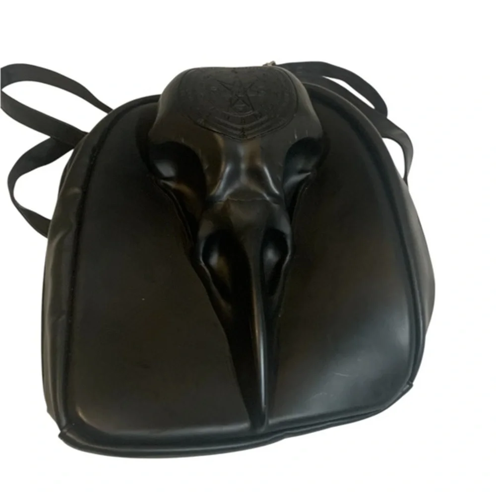 Spencer's Black Raven Backpack Steampunk Gothic
